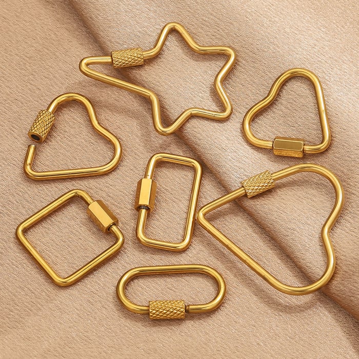 1 Piece DIY Star Shape Stainless Steel Jewelry Closures h5Picture3