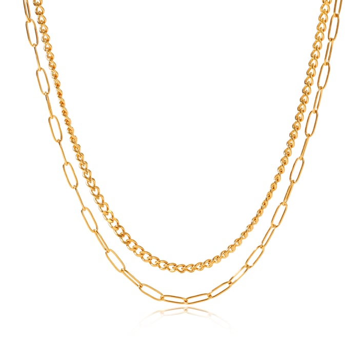 1 Piece Simple Series Daily Heart Stainless Steel   Women's Layered Necklaces