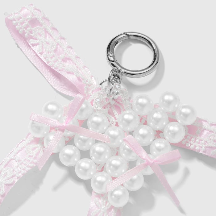 1 Piece Beaded Heart Bag Charm h5Picture6