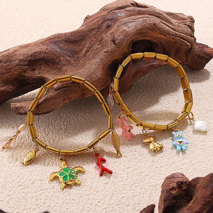 1 Stück Edelstahl-Charm-Armband zum Selbermachen. h5Bild3