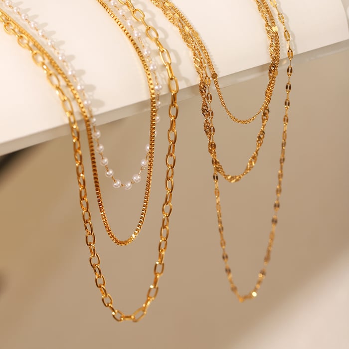 1 Piece Simple Series Daily Heart Stainless Steel   Women's Layered Necklaces h5Picture4