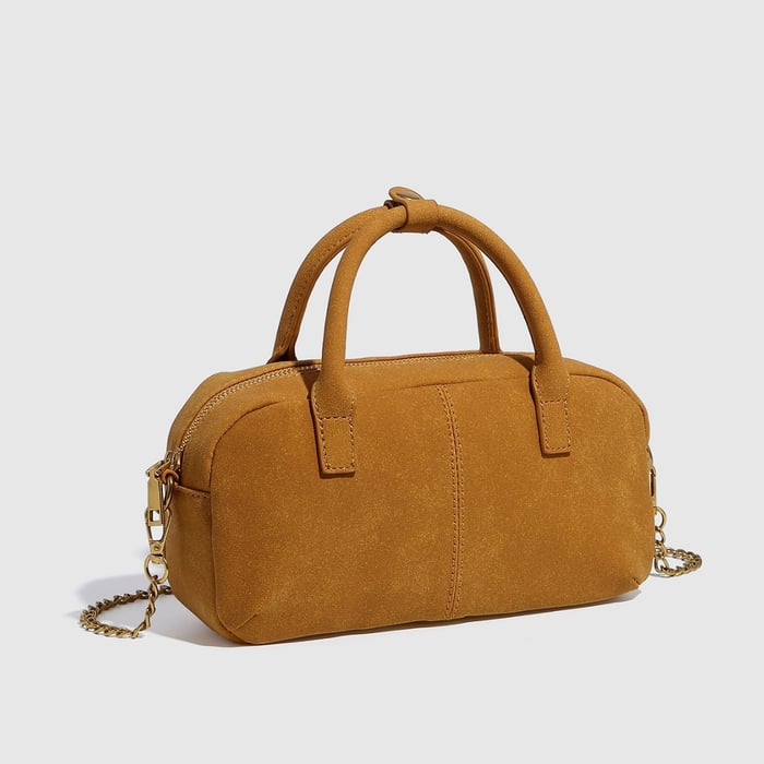 1 Stück Classic Series Klassische einfarbige PU-Damenhandtaschen Bild3