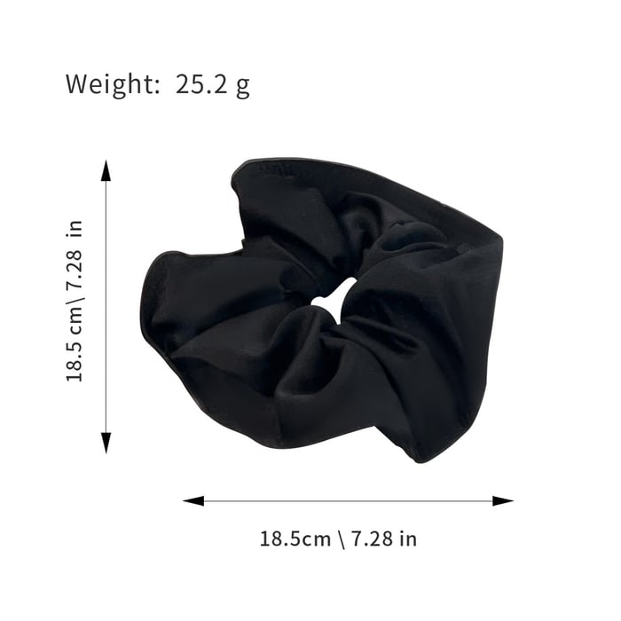 1 Piece Sweet Solid Color Synthetic Fiber Women's Scrunchies h5Picture5