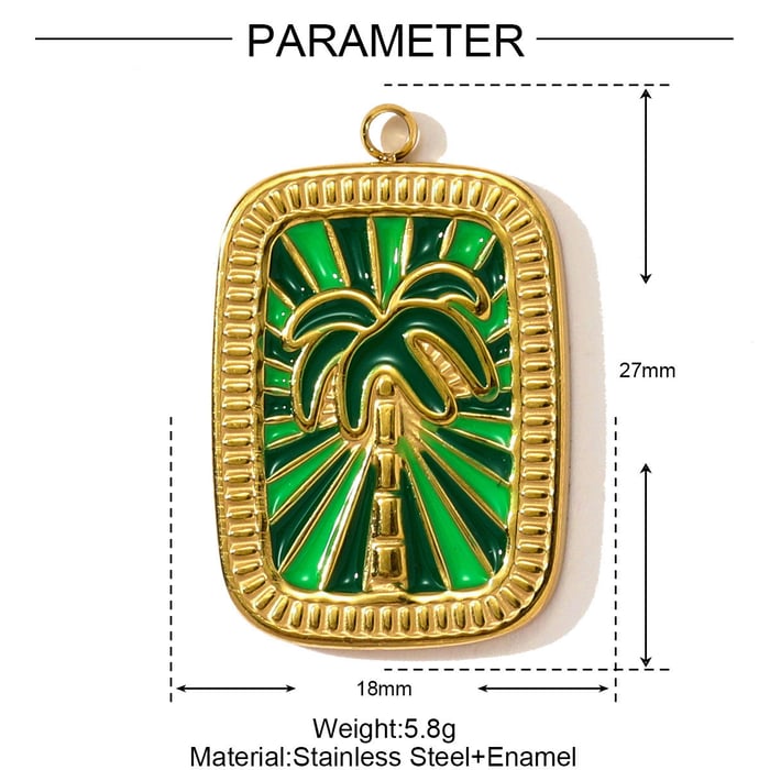 1 Piece Classic Tarot Stainless Steel Women's Pendants h5Picture2