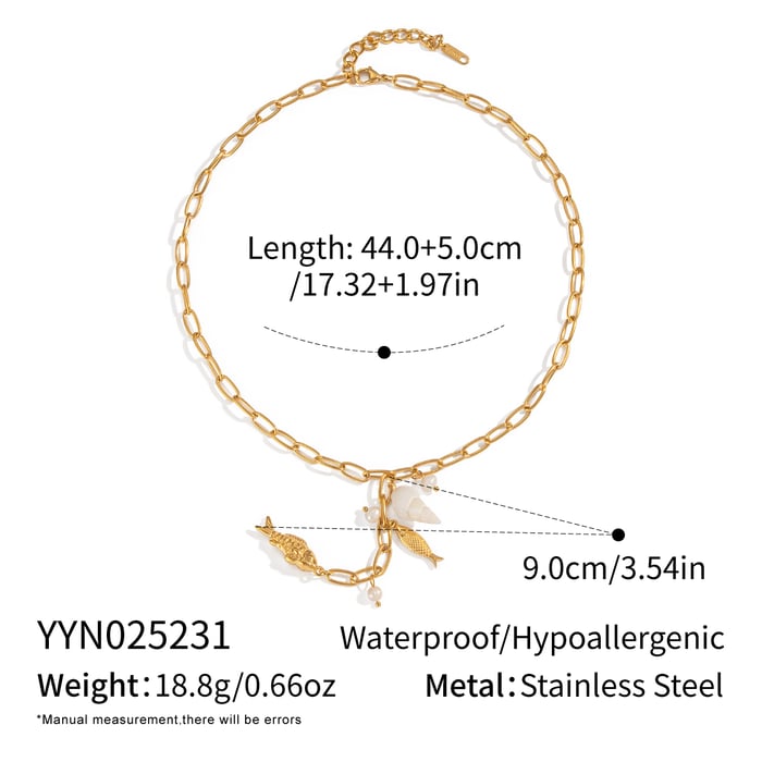 1 stuk luxe damesketting met hanger in de vorm van een natuurlijke schildpad van roestvrij staal