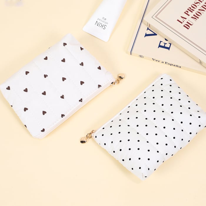 1 Piece Romantic Series Sweet Heart Makeup Bag Picture4