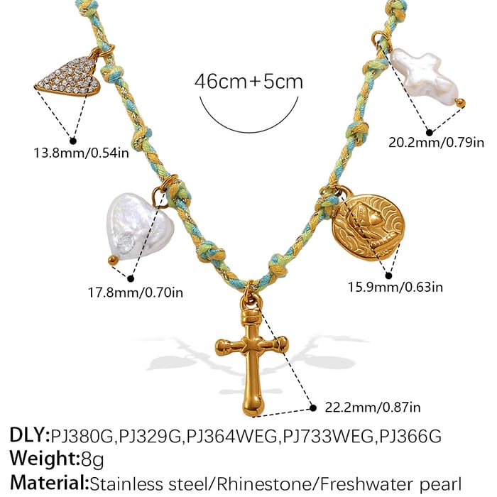 Fisch DIY Anhänger Halskette Set