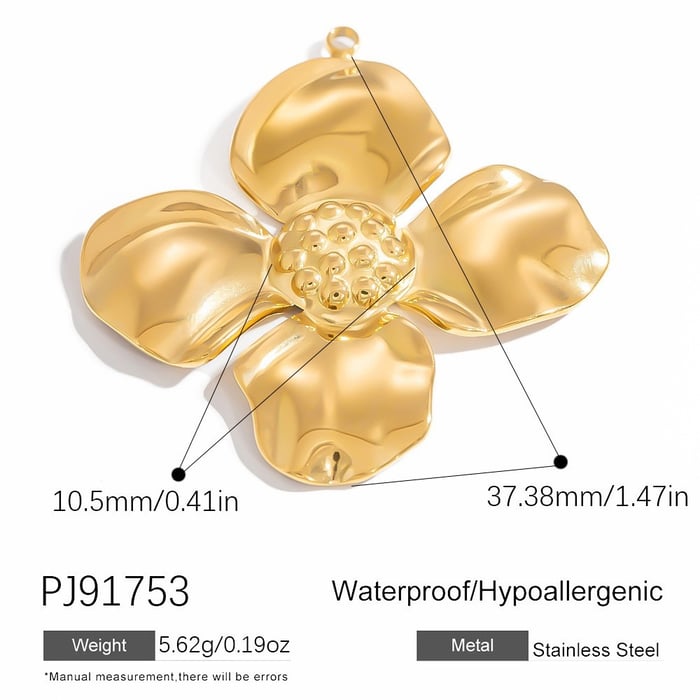 1 Piece Oceanic Stainless Steel Gold Color DIY Pendant h5Picture2