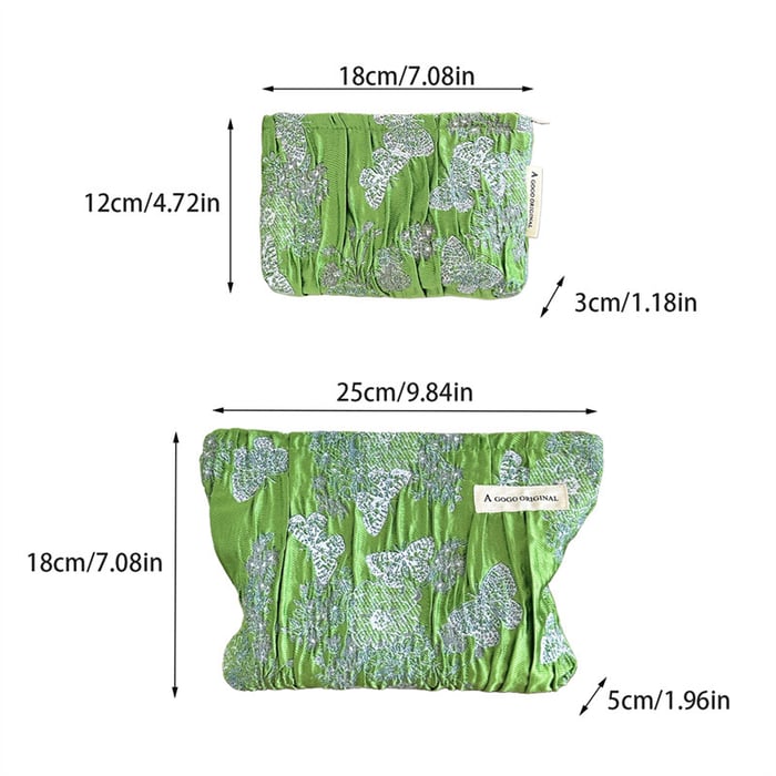 1 Piece Simple Series Vacation Butterfly Polyester Women's Makeup Bags h5Picture6