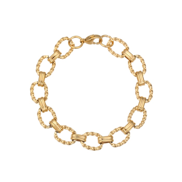 1 Piece Simple Series  Chain Stainless Steel Women's Chain Bracelets h5Picture5