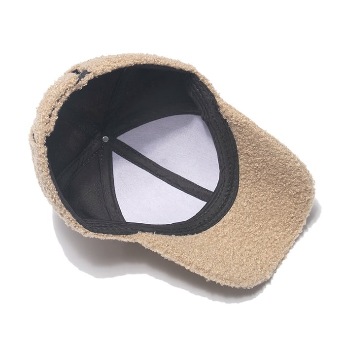 1 Piece Simple Solid Color Plush Women's Hat Picture5