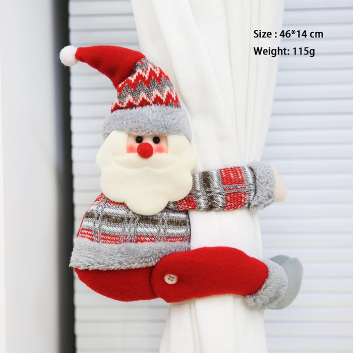 1 Piece Christmas Cartoon Doll Curtain Buckles