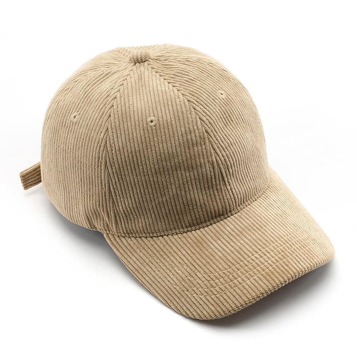 1 Piece Casual Gradient Color Corduroy Baseball Cap h5Picture5