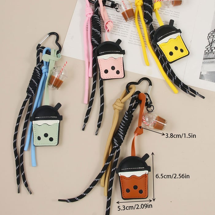 1 Piece Simple Series Cute Cartoon PU Women's Bag Charms h5Picture5