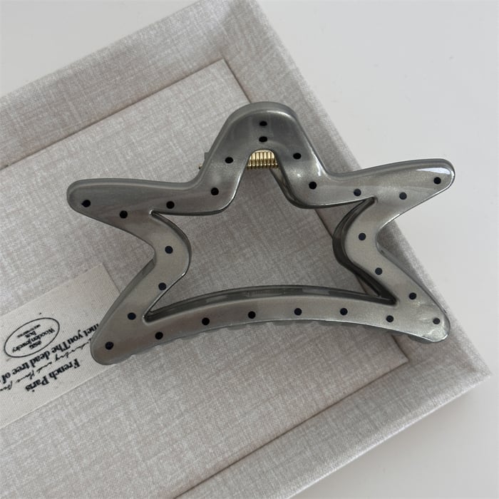 1 Piece Simple Series Casual Polka Dots Resin Women's Hair Clips