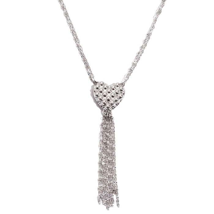 1 Piece Sexy Heart Stainless Steel Silver Color Women's Pendant Necklaces h5Picture7