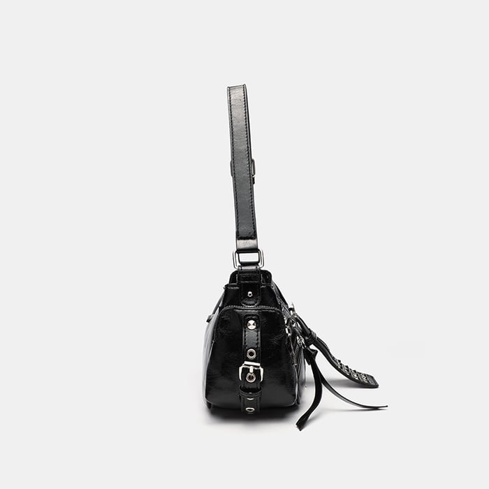 1 Piece Luxurious Series Punk Rivet PU Women's Shoulder Bags Picture4