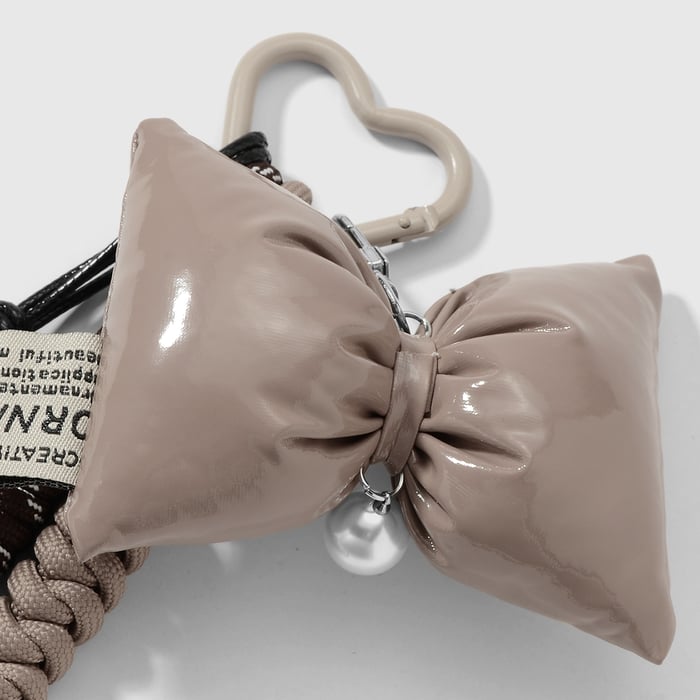 1 Piece Leather Flower Bag Charm h5Picture5