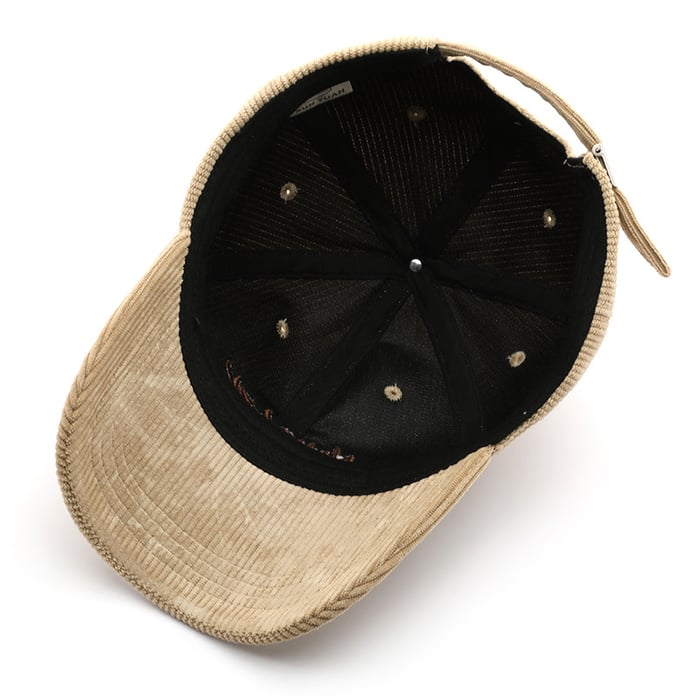1 Piece Casual Gradient Color Corduroy Baseball Cap h5Picture4