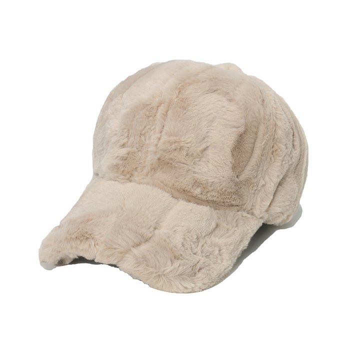 1 Piece Solid Color Plush Women's Hat Picture2
