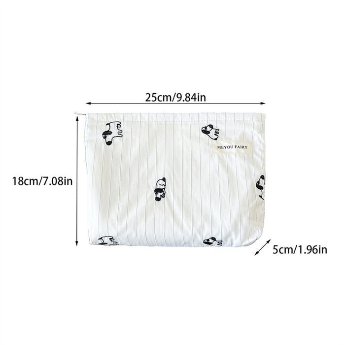 1 Piece Simple Cute Cartoon Puppy  Women's Makeup Bags Picture5
