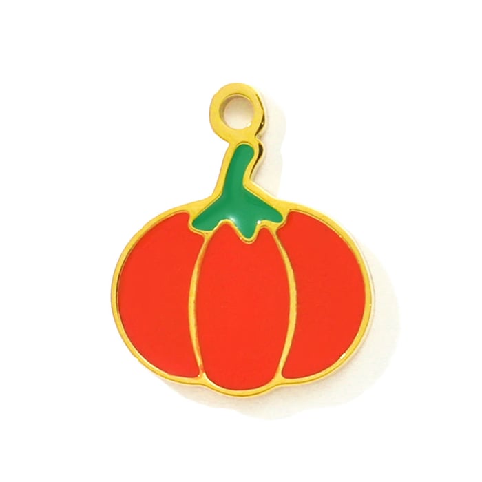 1 Piece Vivid Food Stainless Steel Gold Color Women's Pendants