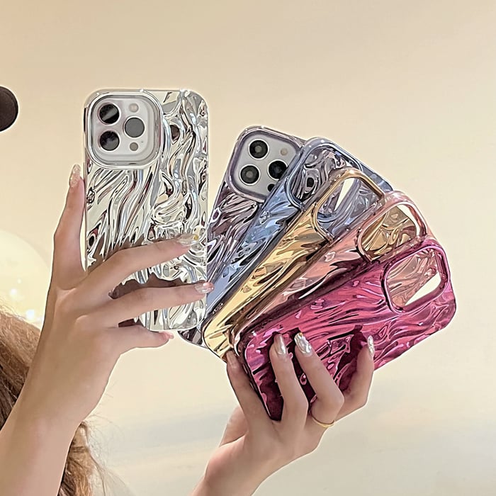 Iphone17 Üç Boyutlu Pileli Yumuşak Telefon Kılıfı Resim3