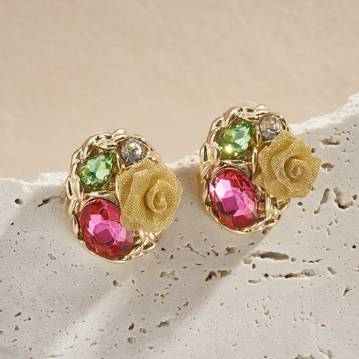 1 Pair Retro Flower Alloy Stud Earrings h5Picture5