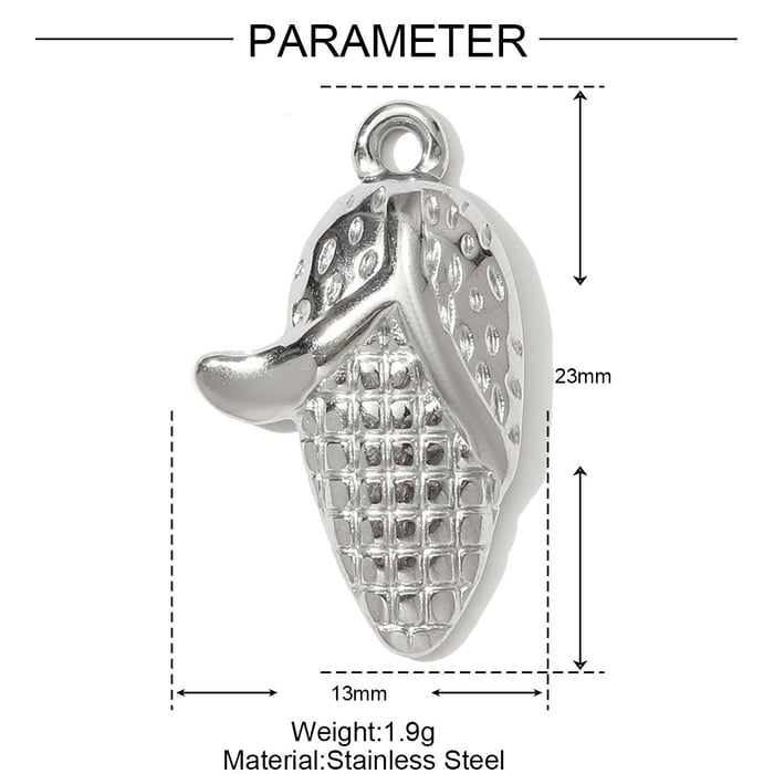 1 Piece Gorgeous Angel Stainless Steel Women's Pendants h5Picture2