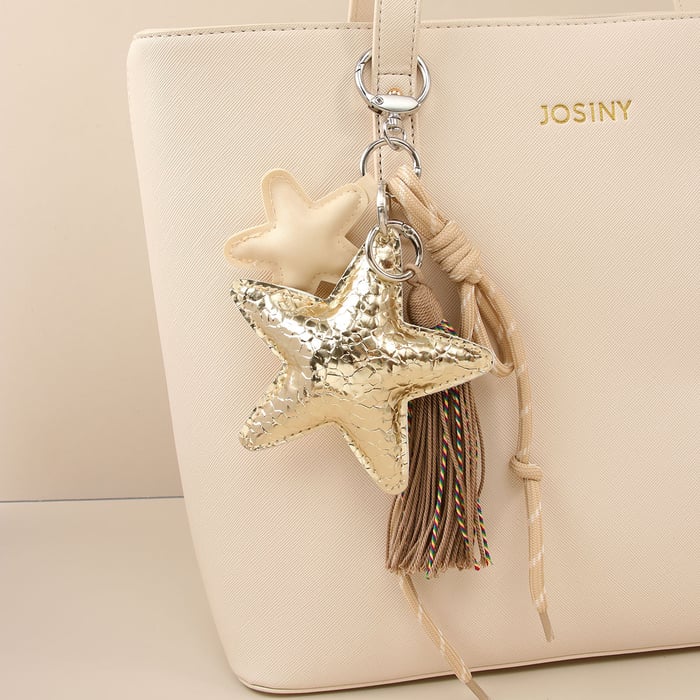 1 Piece Simple Series Casual Star PU Women's Bag Charms Picture3