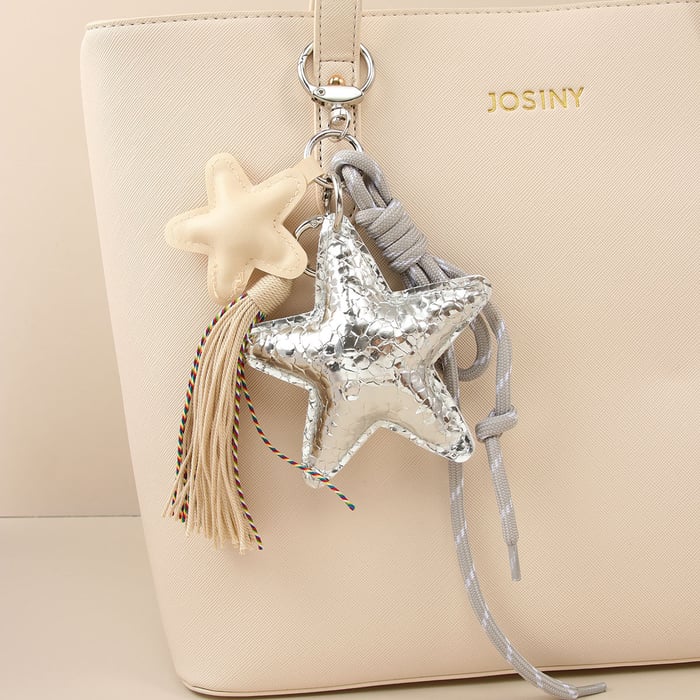 1 Piece Simple Series Casual Star PU Women's Bag Charms Picture4
