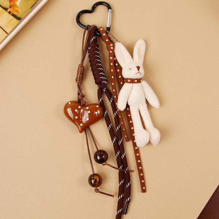 1 Piece Simple Series Cute Bunny  Women's Bag Charms Picture4