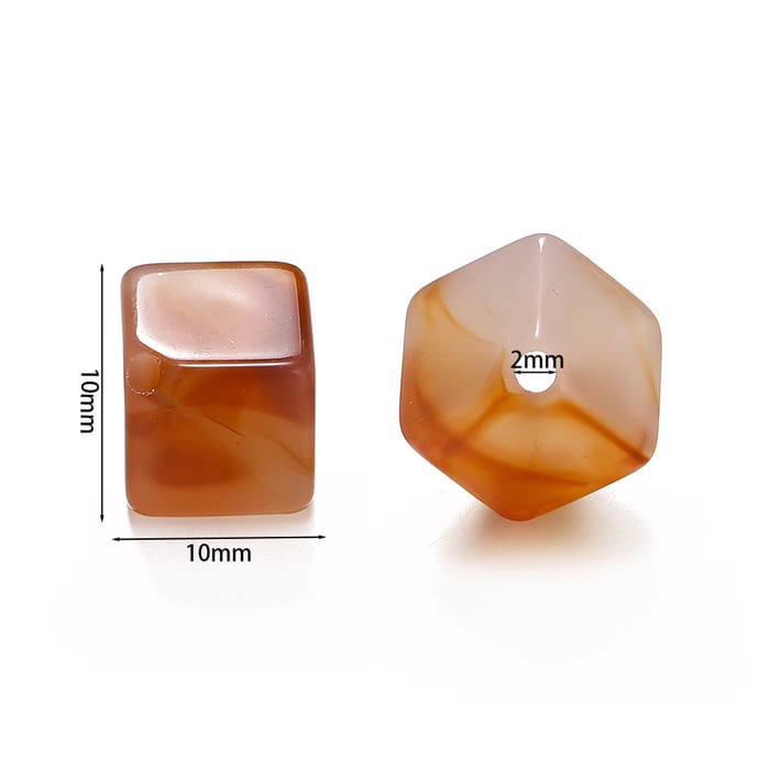 1 Bag of DIY Cube Acrylic Jewelry Beads h5Picture3