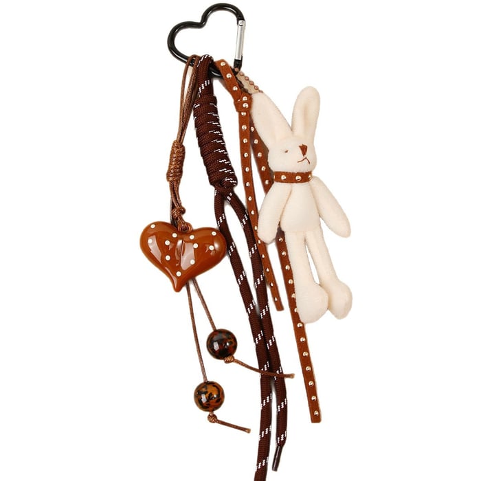 1 Piece Simple Series Cute Bunny  Women's Bag Charms Picture5