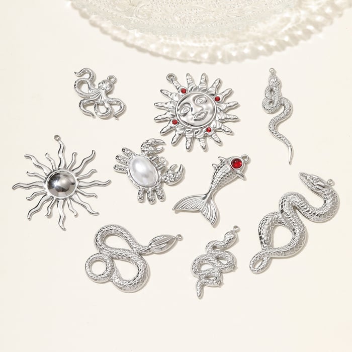 1 Piece Simple Animal Stainless Steel Women's Pendants h5Picture4
