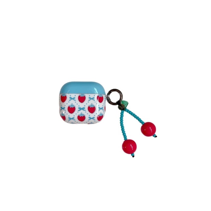 1 Piece Sweet Lovely Strawberry Women's Earphone Case Picture4