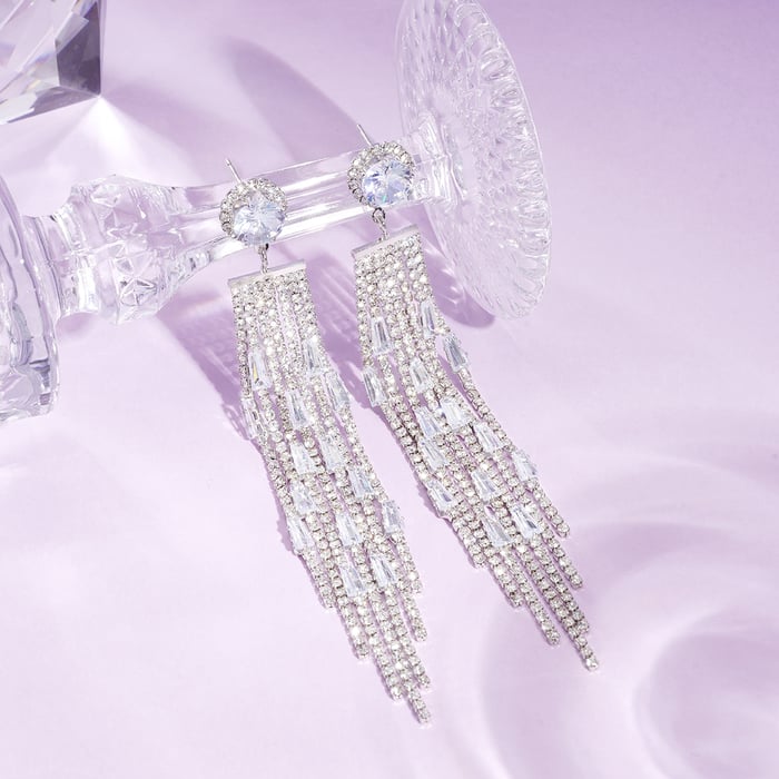 1 Pair Festive Series Tassel Dangle Earrings h5Picture4