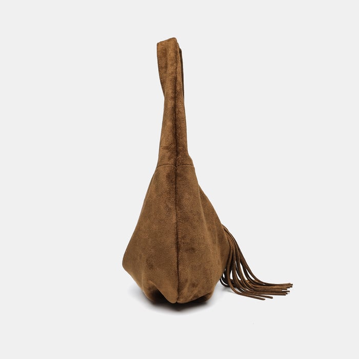 1 Piece Ethnic  Casual Tassel Imitation Suede Women's Shoulder Bags Picture3