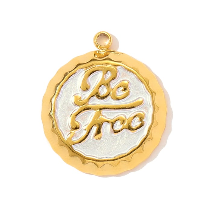 1 Piece Simple Rugby Shape Stainless Steel Women's Pendants