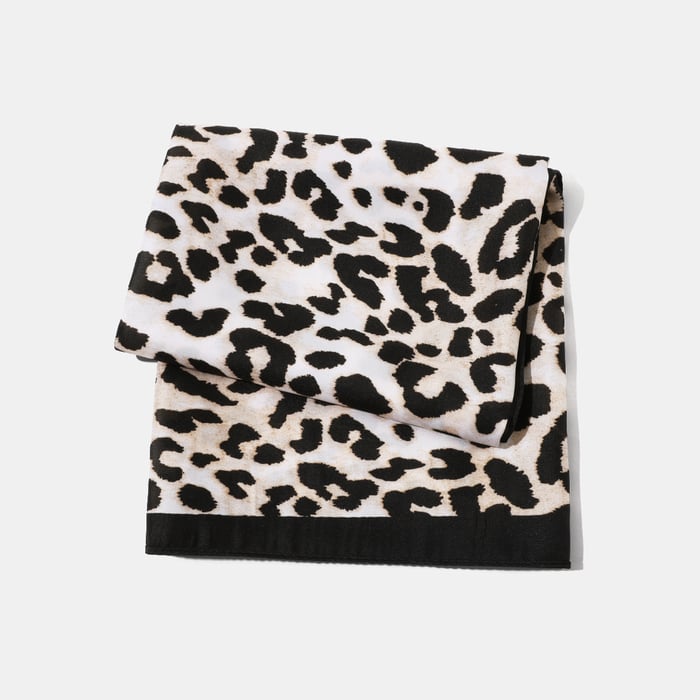 1 Piece Leopard Pattern Polyester Bandana Picture3