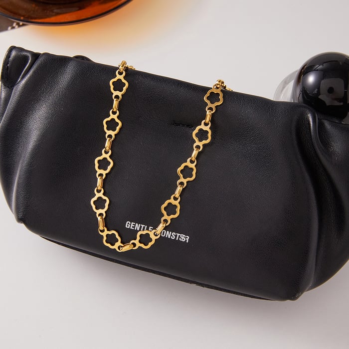 1 Piece Radiant Zircon Birds Stainless Steel Gold Color Women's Pendant Necklaces h5Picture6