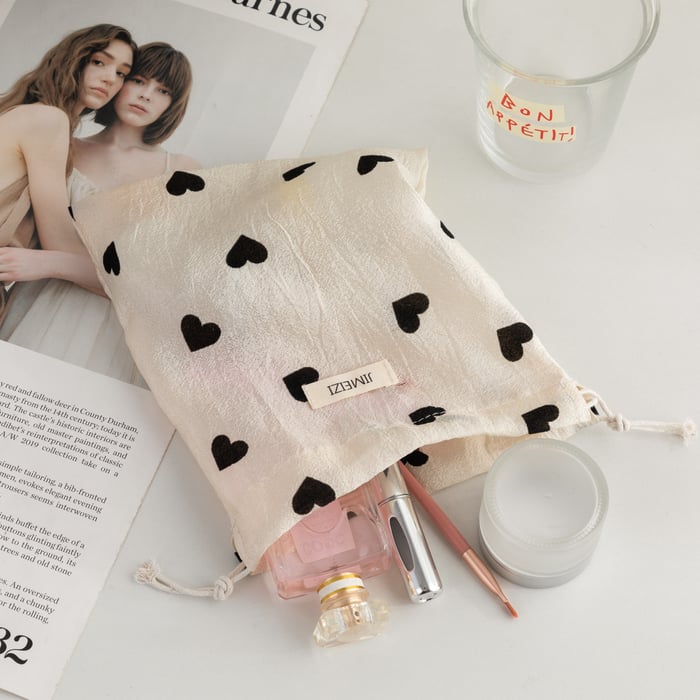 1 Piece Simple Heart Jewelry Bag h5Picture4