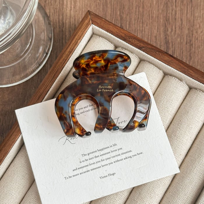 1 Piece Gradient Color Acetate Women's Hair Clips 
