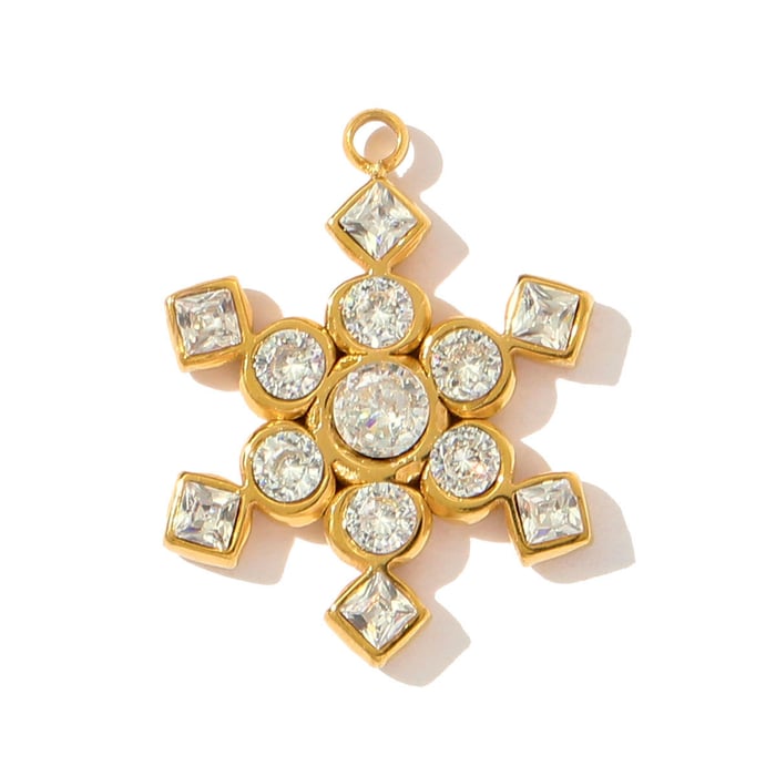 1 Piece Classic Christmas Stainless Steel Women's Pendants