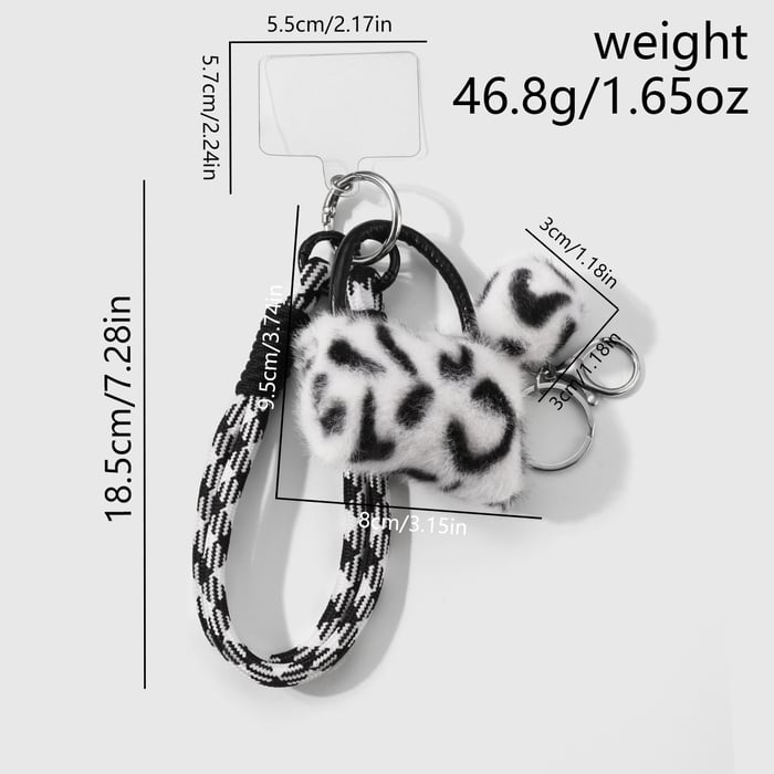 1 Piece Simple Leopard Print Polyester Phone Chain Picture2