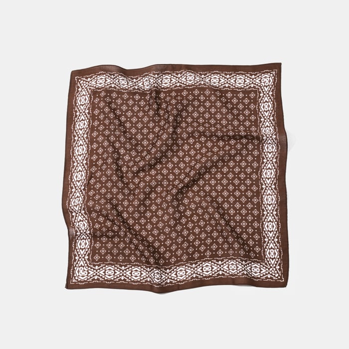 1 Piece Retro Paisley Pattern Polyester Bandana Picture2