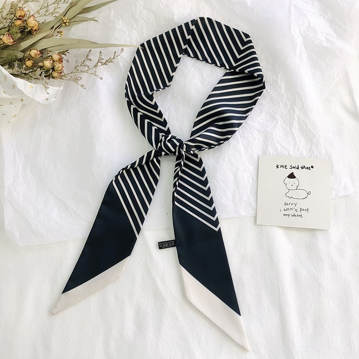 1 Piece Simple Strip Polyester Women's Bandana