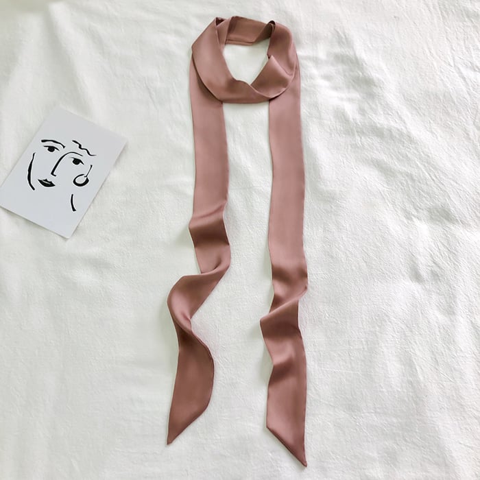 1 Piece Classic Solid Color Polyester Women's Bandana Picture3