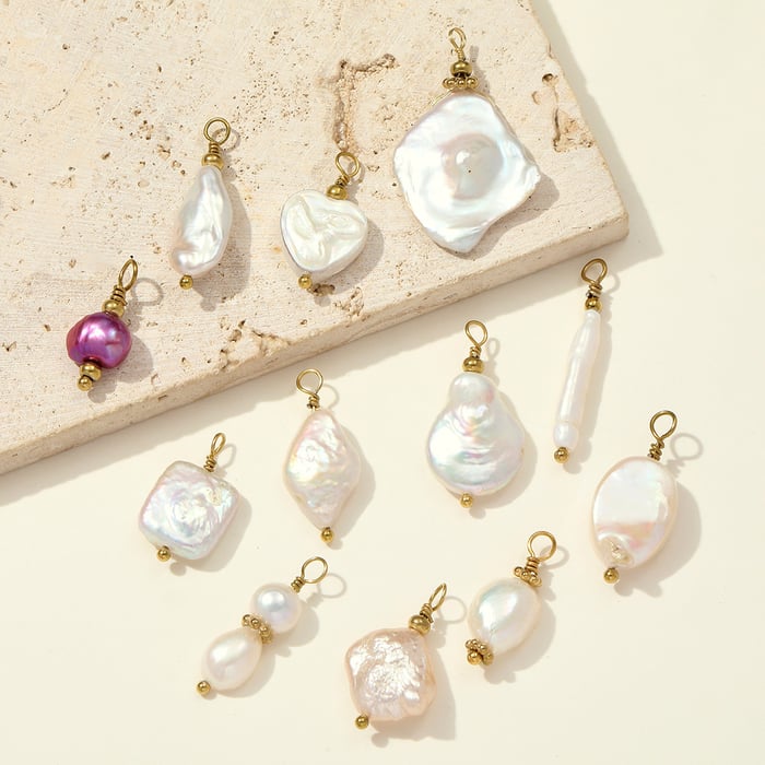 1 Piece Gorgeous Irregular Shape Fresh Water Pearl Women's Pendants h5Picture3