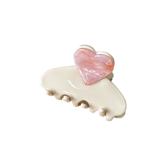 1 Piece Designable Heart Acetate Women's Hair Clips Picture5